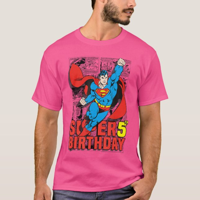 Camiseta engraçada do Super-Homem da DC Comics par (Frente)