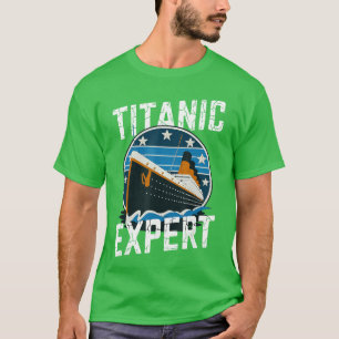 Camiseta engraçada do Titanic para homens