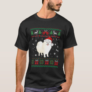 Camiseta Engraçada doação de Natal para o Cachorro Santa Ha