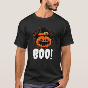 Camiseta Engraçada e doida Jackolanterna Pumpkin Boo Hallo