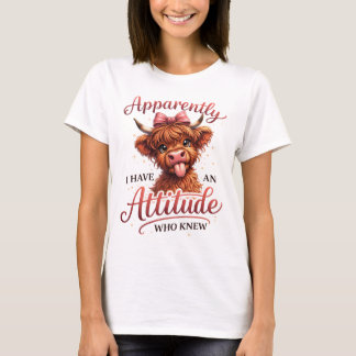 Camiseta engraçada e fofa com design de vaca das T