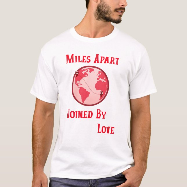 Camiseta engraçada e fofa de valentine para casais (Frente)