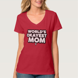 Camiseta engraçada e sarcástica 'Melhor Mãe Median