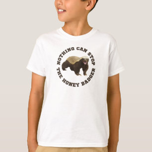 Camiseta Engraçada Engraçada De Mel Animal Selva