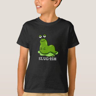 Camiseta Engraçada Engraçada, Escorregadio Escuro BG