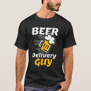 Camiseta Engraçada Entrega De Cerveja Cara Álcool Bar Bebid