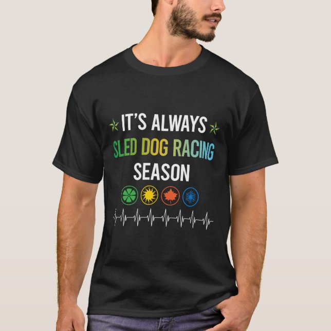Camiseta Engraçada Época de Lingança Cachorro (Frente)