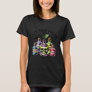 Camiseta Engraçada Escolha Sua Maçã Venenosa Prina Gótica H