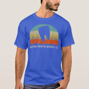 Camiseta Engraçada Estória dos Dentes Desaparecida Dente Do