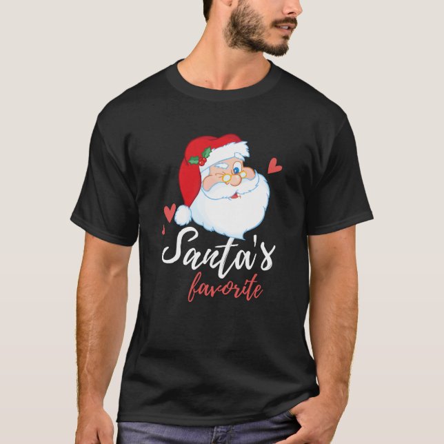 Camiseta Engraçada Favorita para o Natal (Frente)