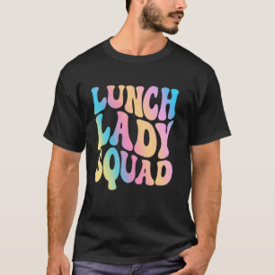 camiseta engraçada fofa mulher senhora do almoço c
