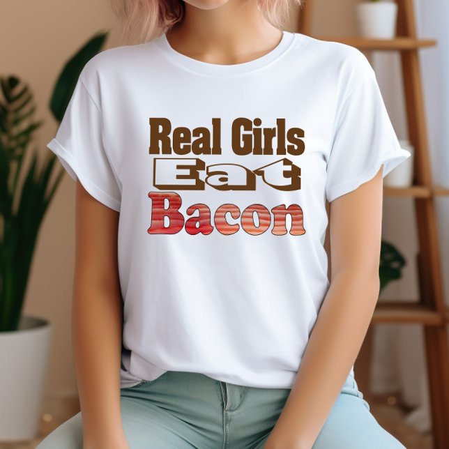 Camiseta Engraçada Fora de Bacon (Criador carregado)