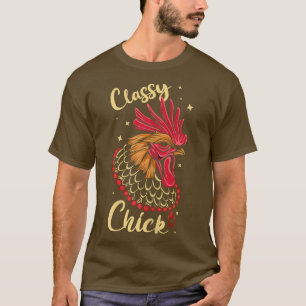 Camiseta Engraçada Galinha Lover Garota