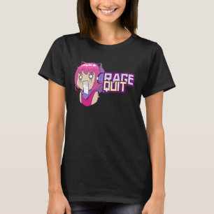 Camiseta Engraçada Garota Gamã Corta Kemonomimi Fox Ear