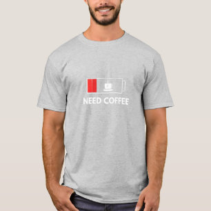 Camiseta engraçada gráfica Amante de Café