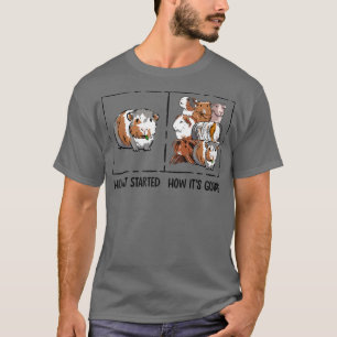 Camiseta Engraçada Guatu Lover Como Começou Meme Ca