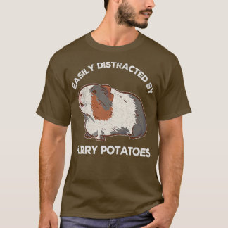 Camiseta Engraçada Guiné Pigs Povoado Roda Furry Batata Gui