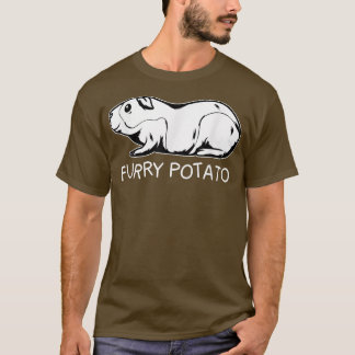 Camiseta Engraçada Guiné Porco Porco Batata Homens Mulheres