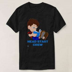camiseta engraçada "HEAD START TRW"
