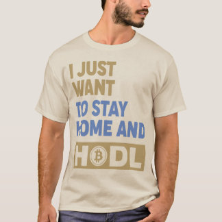 Camiseta engraçada Hodl Crypto Bitcoin Logo Frente