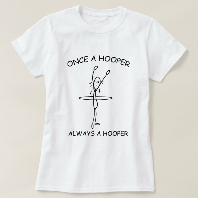 Camiseta Engraçada Hula Hoop Hooper (Frente do Design)
