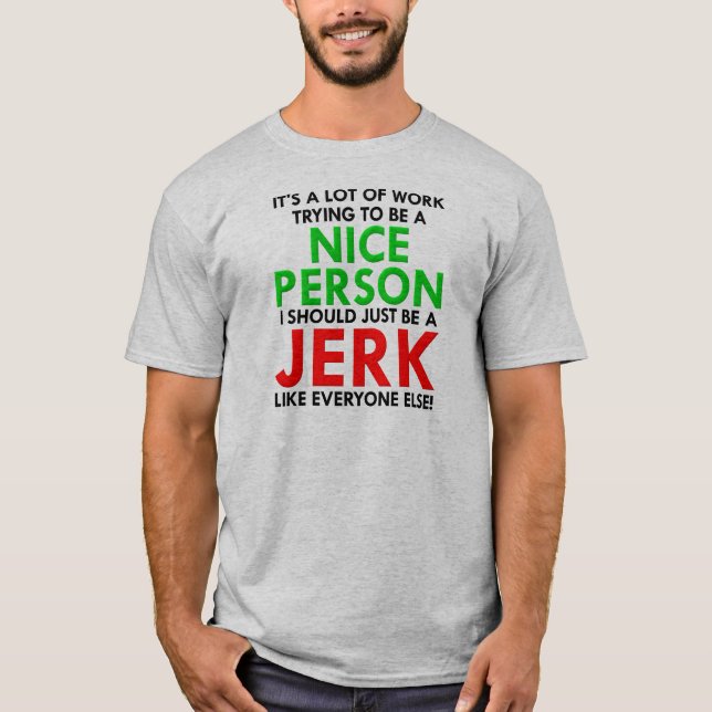 Camiseta engraçada: Idiota como todos os outros (Frente)
