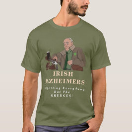 Camiseta engraçada irlandesa de Alzheimer Gangster