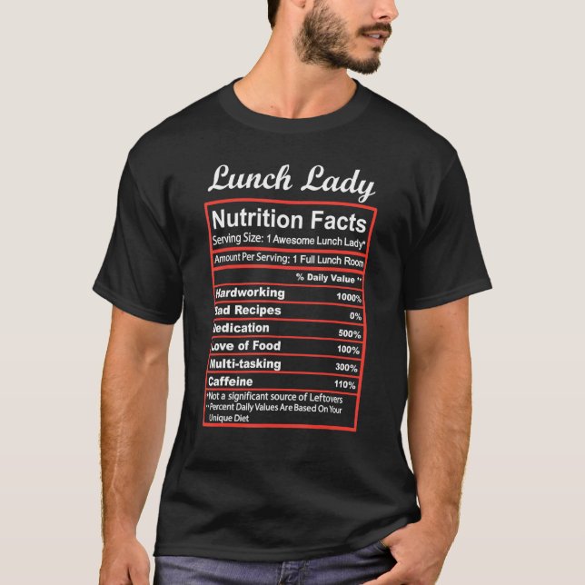 Camiseta Engraçada, Lady Nutrition Fata a cantina (Frente)