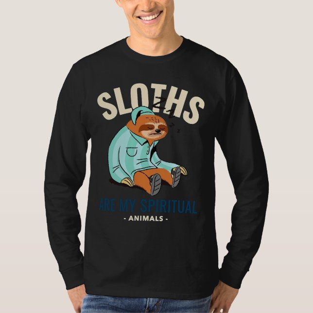 Camiseta Engraçada Lama É Meu Animal Espiritual (Frente)