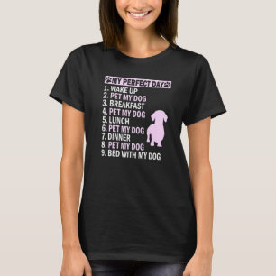 Camiseta Engraçada Mãe Cachorro Dachshund Pet Meu Cão