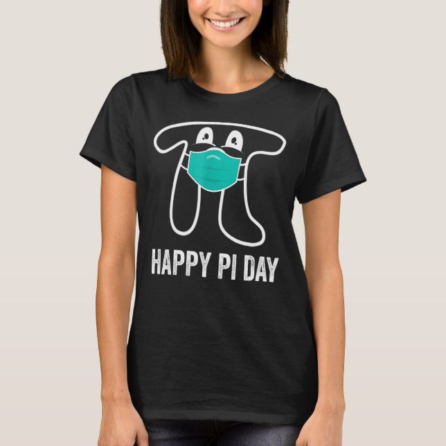 Camiseta Engraçada Máscara De Tee Tee No Pi Day 2022 (Frente)