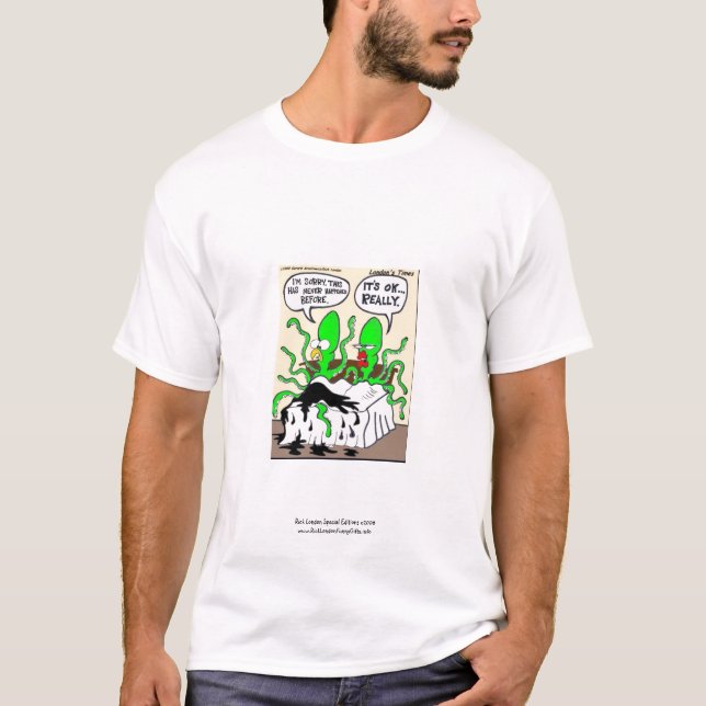 Camiseta engraçada masculina Lula Ejaculação Prema (Frente)