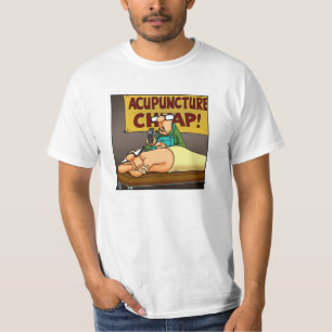 Camiseta Engraçada Médica Acupuntura