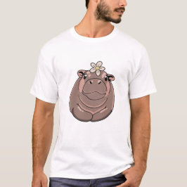 Camiseta Engraçada Moo Deng Hippo Baby Bouncy Pig 2