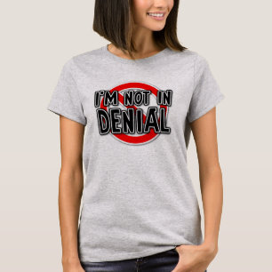 Camiseta engraçada Não Está em Negativa Humor