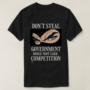 camiseta engraçada "NÃO ROUBE...1"