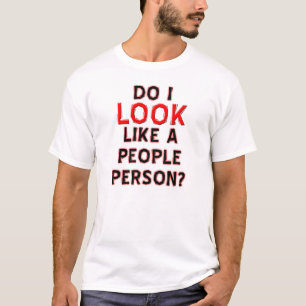 Camiseta engraçada não sou uma pessoa gente