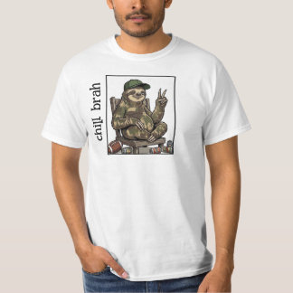 Camiseta engraçada para adultos Chill brah