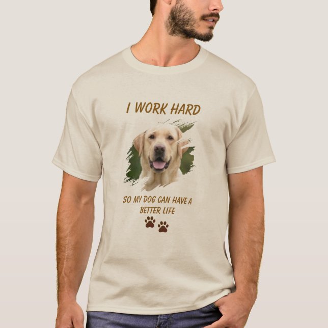 Camiseta Engraçada para Amantes de Cachorros Eu Tr (Frente)