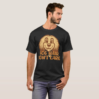 Camiseta Engraçada para Amantes de Cães 'Cabelo de