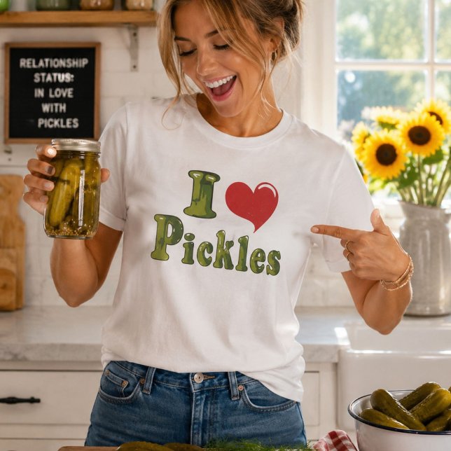 Camiseta engraçada para amantes de picles para foo (Criador carregado)