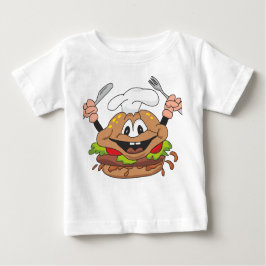 Camiseta engraçada para comida de bebê