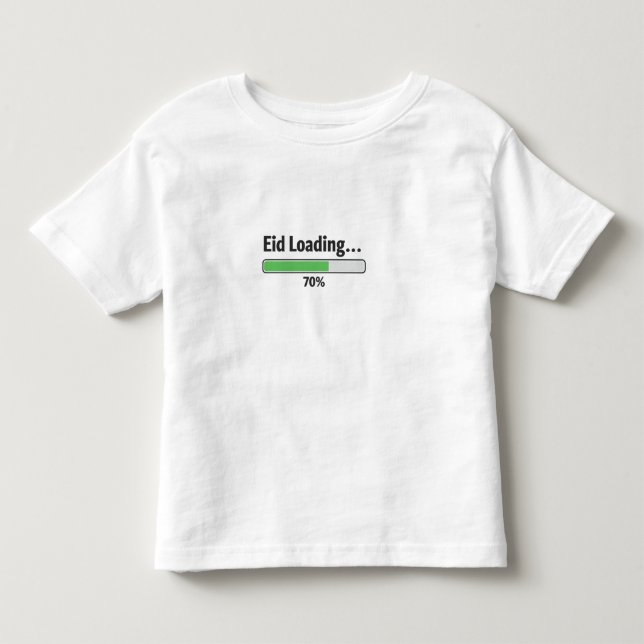 Camiseta engraçada para crianças: Eid Carregando 7 (Frente)