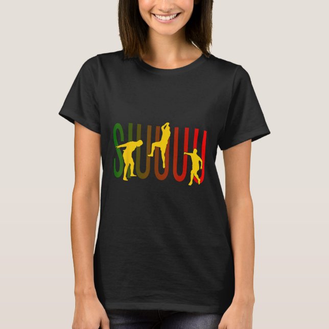 Camiseta engraçada para fãs de futebol Siuuuu (Frente)