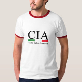 Camiseta engraçada para homens italianos americano