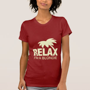 Camiseta engraçada para louras