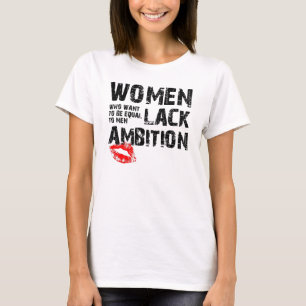 Camiseta engraçada para mulheres Better Than Equal