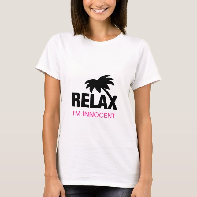 Camiseta engraçada para mulheres com dizeres fofos (Frente)
