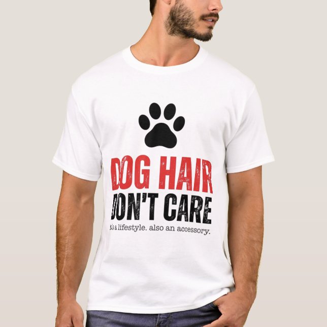 Camiseta engraçada para presente de dono de cachor (Frente)