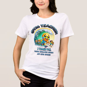 Camiseta engraçada para professor de educação físi